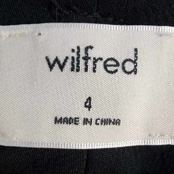 Aritzia Wilfred JALLADE Tie-Front Relaxed Fit Striped Pants Sz. 4 - Picture 8 of 9